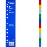 Noki Ayraç 1-10 (2*5 Renk) Pp (Index Seperatör) ( 5 Paket ) - Beyaz - Boyut