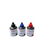 Noki Beyaz Tahta Kalemi Mürekkebi 100 ml 1 Siyah & 1 Mavi & 1 Kırmızı