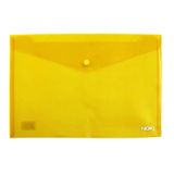 Noki Çıtçıtlı A4 Şeffaf Sarı 3101-080 Dosya