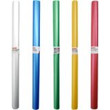 Noki Defter Kabı Rulo 5 Renk Set 40 cm x 2 mt Şeffaf Mavi Kırmızı Sarı Yeşil