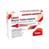 Noki Doldurulabilir Beyaz Tahta Kalemi Kırmızı 12 Adet