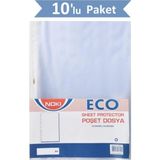 Noki Eco A4 Poşet Dosya 100 Lü 10 Paket Geri Dönüşümlü Malzeme ile Ekonomik Çözüm