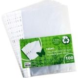 Noki Eco A4 Şeffaf Poşet Dosya, Delikli, 100 Adet