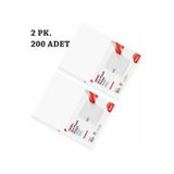 Noki Eco Poşet Dosya, Delikli, 200'lü Paket, A4, Şeffaf