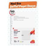 Noki Eco Şeffaf Poşet Dosya 100 ADET-T1450