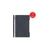 Noki Eco Telli Dosya, 10 Adet, 50'li Paket, A4 Boyut, 2 Delikli, Siyah