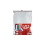 noki hazır kaplık defter kabı yapışkanlı 10 lu a5 şeffaf 60165-10 (1 paket 10 adet) - Yok