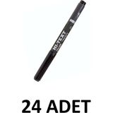 Noki Hi-Text 24 Adet Ohp Asetat Kalemi Siyah 780-SM S Ince Uçlu Permanent
