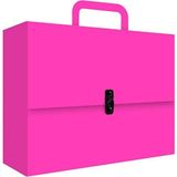 Noki Kutu Klasör Renkli Kulplu (3202RK) - Pembe