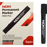 noki markör kalem kesik uç siyah 1800pcs (12 li paket) - Yok