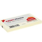 Noki Memo 12009 75x125 mm Sarı 100 Yaprak Çizgisiz Yapışkanlı Not Kağıdı