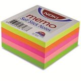 Noki Memo 12013 76x76 mm Pastel Karışık Renk 400 Yaprak Çizgisiz Yapışkanlı Not Kağıdı