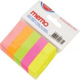 Noki Memo 5 Renk Yapışkanlı Not Kağıdı 3 Adet Çok Renkli 100 Sayfa Ölçü ile Etkili Not Alma