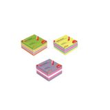 Noki Memo 75x75 Yapışkanlı Pastel Küp Bloknot, 3 Adet