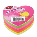Noki Memo Kalp Şekilli 5 Renk 250 Sayfa No:12356 Bloknot