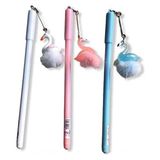 Noki Mikro Peluşlu Flamingo Jel Kalem SC2001