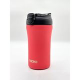 Noki Mug Çelik Termos 400 ml 12 Saat Sıcak ve Soğuk Kahve Içecek Termosu Kırmızı - 0,40 lt