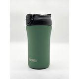 Noki Mug Çelik Termos 400 ml 12 Saat Sıcak ve Soğuk Kahve Içecek Termosu Yeşil - 0,40 lt