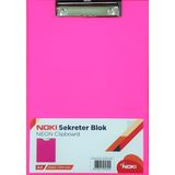 Noki Neon Pembe Kapaklı Sekreter Dosya