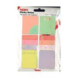 Noki NOKİ MEMO BASKILI YAPIŞKANLI NOTLAR KARIŞIK ÖLÇÜ 20 Yaprak (Postit)