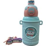 Noki Pipetli Çelik Matara 460 ml - Mavi