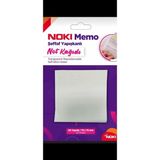 Noki Şeffaf Yapışkanlı Not Kağıdı Saydam Beyaz 75X75 mm Stickn 50 Yaprak - Standart - Karışık-Çok Renkli