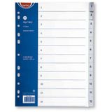 Noki Seperatör 1-12 Rakamlı Plastik A4 59012