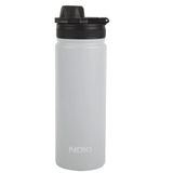 Noki T-0126 Gri Vidalı Kapak Taşıma Kulplu Çelik Matara 540 ml Termos