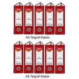 Noki Telgraf Plastik A5 Kırmızı 10 Adet Klasör