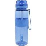 Noki Tritan Pipetli Silikon Kemerli Matara 590 ml Mavi