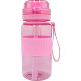 Noki Tritan Pipetli Su Matarası Pembe 400 ml