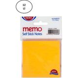 Noki Turuncu 75x75 mm Memo Yapışkanlı Not Kağıdı