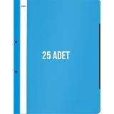 Noki XL Telli Dosya 25'li Paket Açık Mavi