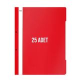 Noki XL Telli Dosya 25'li Paket Kırmızı
