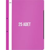 Noki XL Telli Dosya 25'li Paket Pembe