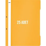 Noki XL Telli Dosya 25'li Paket Turuncu
