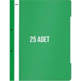 Noki XL Telli Dosya 25'li Paket Yeşil