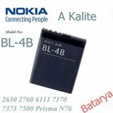 Nokia Bl-4b Batarya 2630 2760 6111 7370 7373 7500 Prisma N76 Uyumlu Yedek Batarya