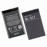 Nokia Bl-5Ct Batarya Pil C3-01 C5 C6-01 6730C 1050 Mah B110 BL5CT pil 5220 5220XM 6730 C5 6330 6303i C5-00 BL 5CT pil