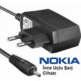 Nokia E50 İnce Uçlu Cep Telefonu Şarj Cihazı Aleti (2 Yıl İthalatçı Garantili) Nokıaı0000636