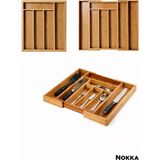 Nokka Bambu Ayarlanabilir Çekmece Içi Kaşıklık 5-7 Bölmeli, Organizer