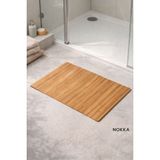 Nokka Bambu Mat, Kaydırmaz Bambu Paspas, 45X70 cm - Ahşap - Bej - 45 x 70 cm
