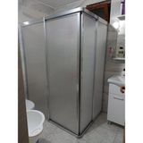 Nokta Duşakabin 120X80 Teknesiz Plastik Camlı Duşakabin