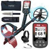 Nokta FINDX PRO Yetişkinler için Metal Dedektörü, Altın için Profesyonel Tamamen Su Geçirmez Metal Dedektörü, Pinpoint, USB Şarj Edilebilir, Arkadan Aydınlatmalı LCD (Kulaklıklı Komple Kit, Taşıma