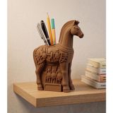 Nokta Labs Truva Atı Tasarım Kalemlik - Masa Üstü Dekoratif Düzenleyici - Trojan Horse Pen Holder
