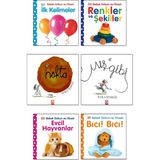 Nokta + Mış Gibi / Peter Reynolds + Bebek Dokun Hisset Ciltli ( Renkler ve Şekiller + Ilk Kelimeler + Evcil Hayvanlar + Bıcı Bıcı ) / 6 Kitap Çocuk Aktivite Kitapları
