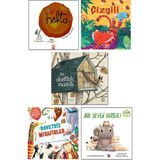 Nokta Peter Reynolds + Çizgili + Bir Dostluk Masalı + Davetsiz Misafirler + Bir Sevgi Masalı / Çocuk Masal Öykü Hikaye Kitapları Seti 5 Kitap