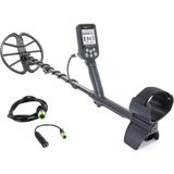 Nokta Simplex + Ayrımlı Su Geçirmez 28CM Başlıklı Metal Dedektörü - 30-45-60 - SİYAH