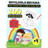 Noktadan Noktaya Sayilarla Boyama Kitabi (Ingilizce Kelime Ogrenin)