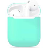 noktaks - Apple Airpods 1. Nesil - Kılıf Darbelere Karşı Dayanıklı Koruyucu Silikon Kılıf Airbag 13 - Turkuaz - T13648